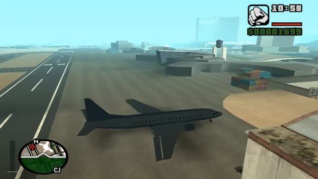 Как найти большой самолет в GTA San Andreas смотреть онлайн