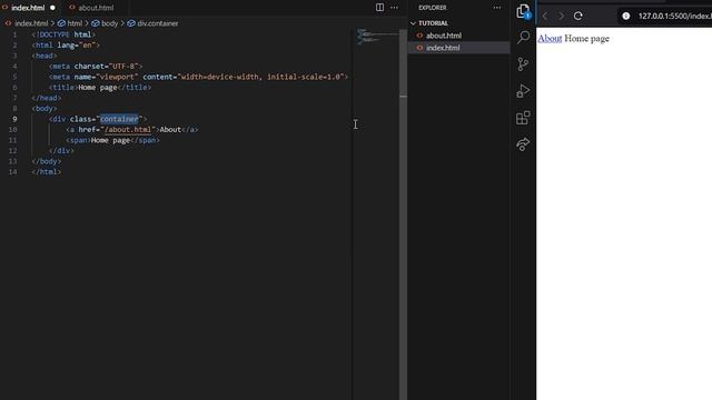 Урок 15. Переключение страниц в html