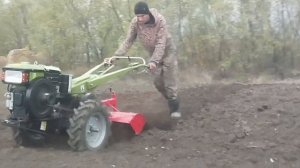 ФРЕЗЕРОВКА ТЯЖЁЛЫМ МОТОБЛОКОМ / ГРУНТОФРЕЗА KENTAVR 110 МО?