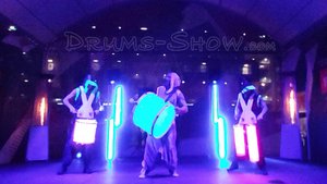 ⚡ Шоу светящихся барабанов Световое барабанное шоу Шоу барабанщиков "Drums-Show"