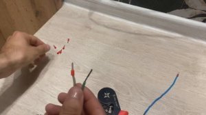 Тестовая опрессовка провода сечением 1.5 мм2