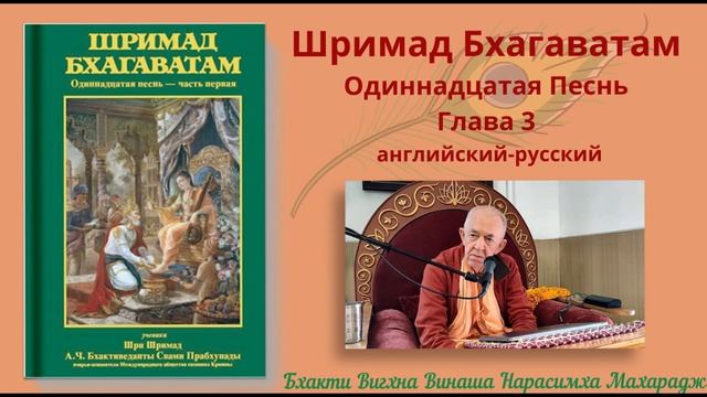 11.12.2024 - Лекция 19 -  Шримад Бхагаватам, Песнь 11 - Глава 3, стихи 12-20