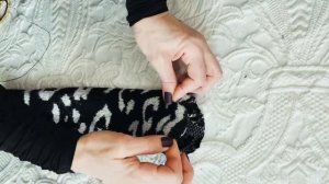 🌺Носки из рукавов от старого свитера.