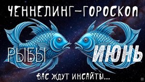 Рыбы. Июнь. Ченнелинг-гороскоп. Вас ждут инсайты.