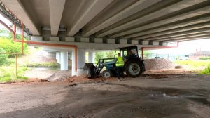 Восстановительные работы на мосту через реку Черная проведены