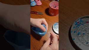 Притачивание подошвы к верхней части пинетки