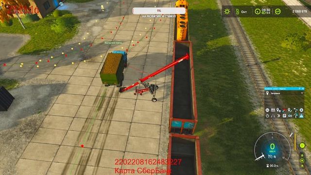 Farming Simulator 22: Карта "Заря"Уборка полей .!!!! . смотреть онлайн