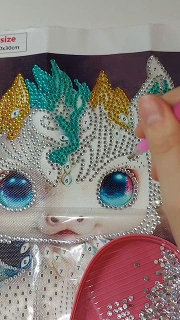 Асмр алмазная мозаика Дракоша 9 #gift  #mosaic #diamondpainting #asmr #cr смотреть онлайн