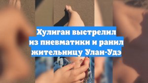 Хулиган выстрелил из пневматики и ранил жительницу Улан-Удэ
