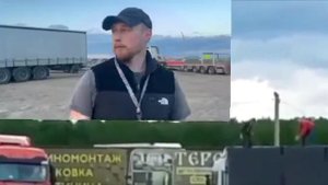 ‼️🇷🇺Героев дня наградят: мужчины камнями и палками останавливали вылетающие из фуры дроны