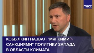 Кобылкин назвал "мягкими санкциями" политику Запада в области климата