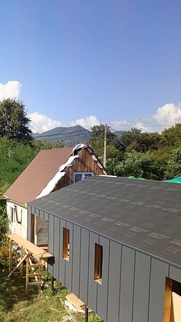#барн #roof Фальцевая кровля монтаж супердифузионной ме? смотреть онлайн