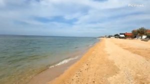 Голубицкая Темрюкский район Азовское море сегодня 3 июня 2025. Обстановка на пляже, море и погода