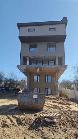 Дом из Майнкрафт. Топографическая съемка