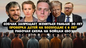 Принудительные проверки детей на бесплодие / Овечкин идёт в политику / Собчак запрещает жениться