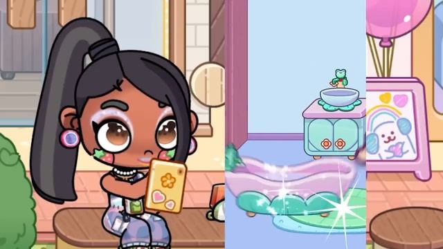 MilaGameГРУППА ЛЯГУШКА 🐸 МЕБЕЛЬ ОБНОВЛЕНИЕ КАВАЙНЫЙ ДОМ 😱 🌸🐥 в AVATAR WORLD  !