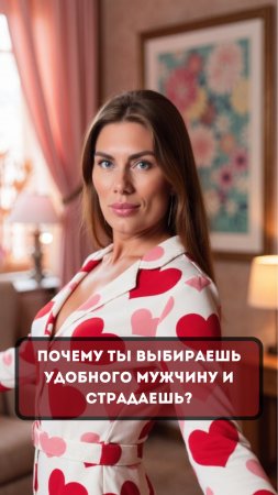 Почему ты выбираешь УДОБНОГО мужчину и страдаешь? #психология #энергия #отношения