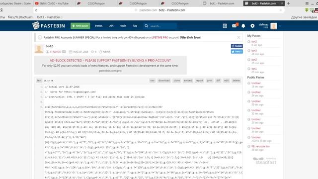 .ne, CSGOPolygon bot ,промокод STALINRUS csgopolygon script works взлом csgopolygon смотреть онлайн