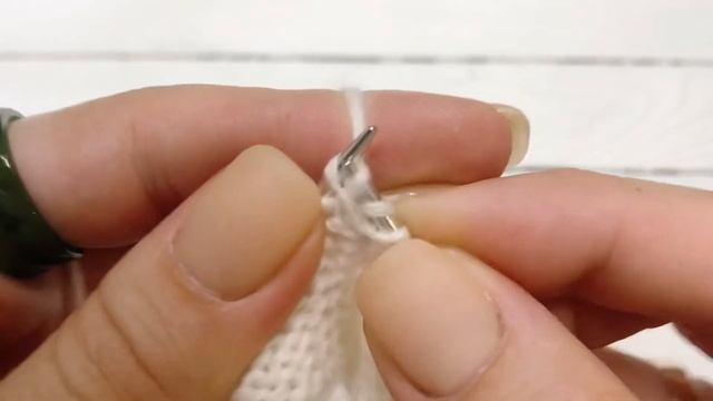 Прибавка из протяжки изнаночной с наклоном вправо смотреть онлайн