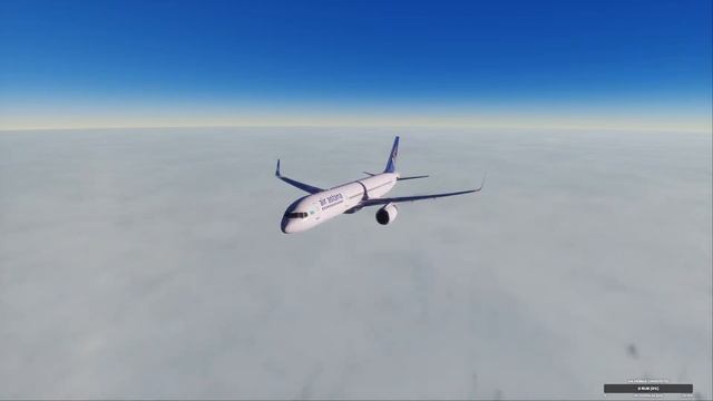 Кызылорда - Костанай | Boeing 757-200 | Air Astana | UAOO - UAUU | xEnviro 1.34 | смотреть онлайн