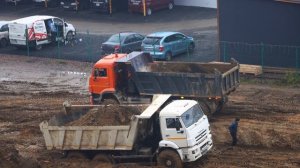 КамАЗ застрял на бездорожье Offroad truck KamAZ