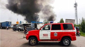 Очевидица рассказала о самочувствии при пожаре на химзаводе в Ленобласти