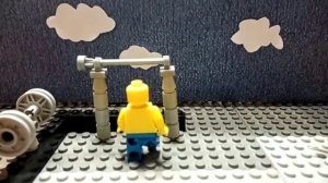 лего мультфильм сила спорта или толстяк.