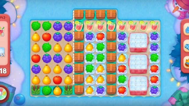 сложный уровень 13943 в Gardenscapes #gardenscapes#game#puzzle#головоломк?