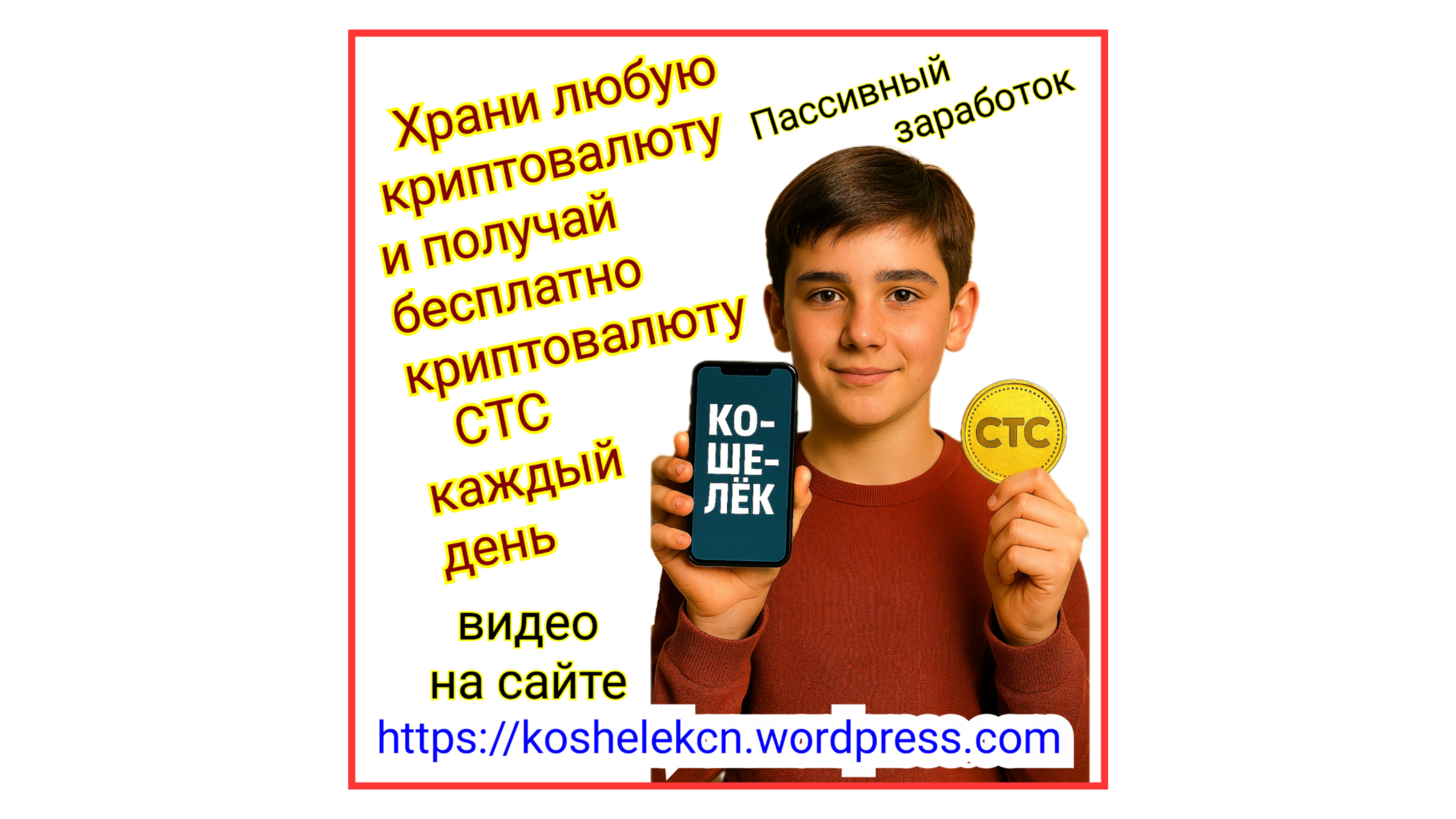 Пассивный заработок в кошельке за хранение любой криптовалюты зарабатывать без вложений каждый день
