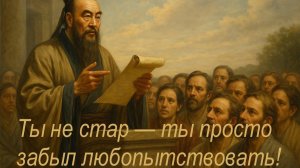 Конфуций: мозг не стареет, а вот с нами беда