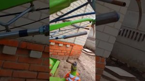 Мотоблок с датчиком температуры  #мотоблок