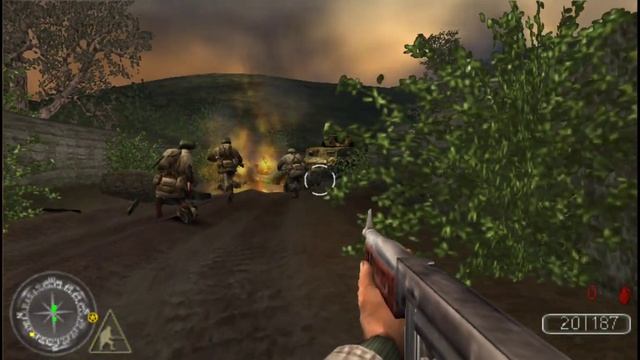 Cal of duty roads to victory для PSP смотреть онлайн