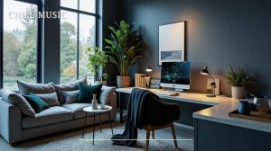 Work & Flow Vibes – Soft Chill Music for Deep Focus in a Cozy Workspace