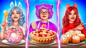 Тим Тин : Кулинарный Челлендж Улыбающихся Зверьков! Бабушка CATNAP VS КрафтиКорн VS  БирХаг!