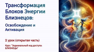 Трансформация Блоков Энергии Близнецов: Освобождение и Активация