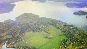 Посадка самолёта. Видео с наружной камеры.