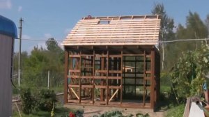 Поставили баньку