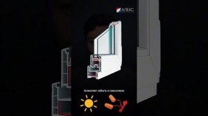 Профиль ПВХ Aero Brusbox 60. Пластиковые окна в Минске. #окна #