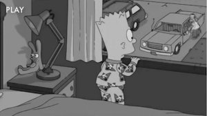 Симпсоны - грустный Барт