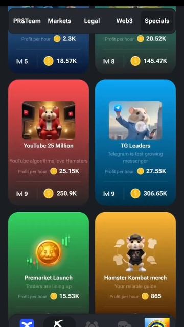 Hamster Kombat Combo на 23 июля #hamsterkombat #combo смотреть онлайн