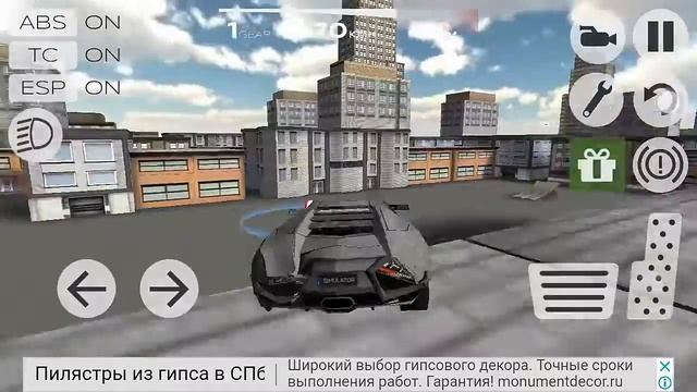 Баг в игре Extreme Car Driving Simulator смотреть онлайн
