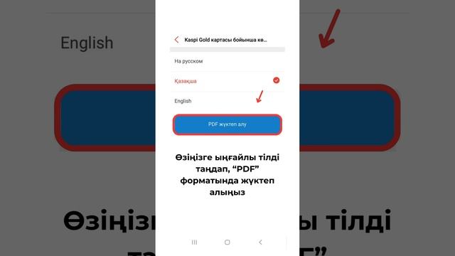 Андроид выписка с Каспи банка на казахском смотреть онлайн
