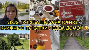 VLOG: ГУЛЯЕМ ПО ТЕРРИТОРИИ / ПРОГУЛКА ПО ГОРОДУ / КНИЖНЫЕ ПОКУПКИ / ПОРА ДОМОЙ 😍