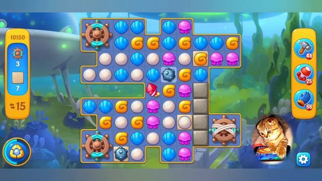 Fishdom 2022, no Boosters, 10150 level - прохождение без бустеров, 10150 смотреть онлайн