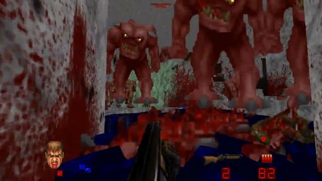 Mass Murder Madness WAD - Brutal DooM mod обзор моей карты Replusion на Ultra Viol смотреть онлайн