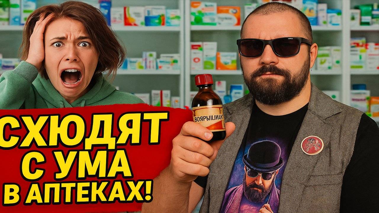Гони, Боярышник! Неадекваты в Аптеках. Хроники Человеческого Безумия. Здесь таблетки не помогут.
