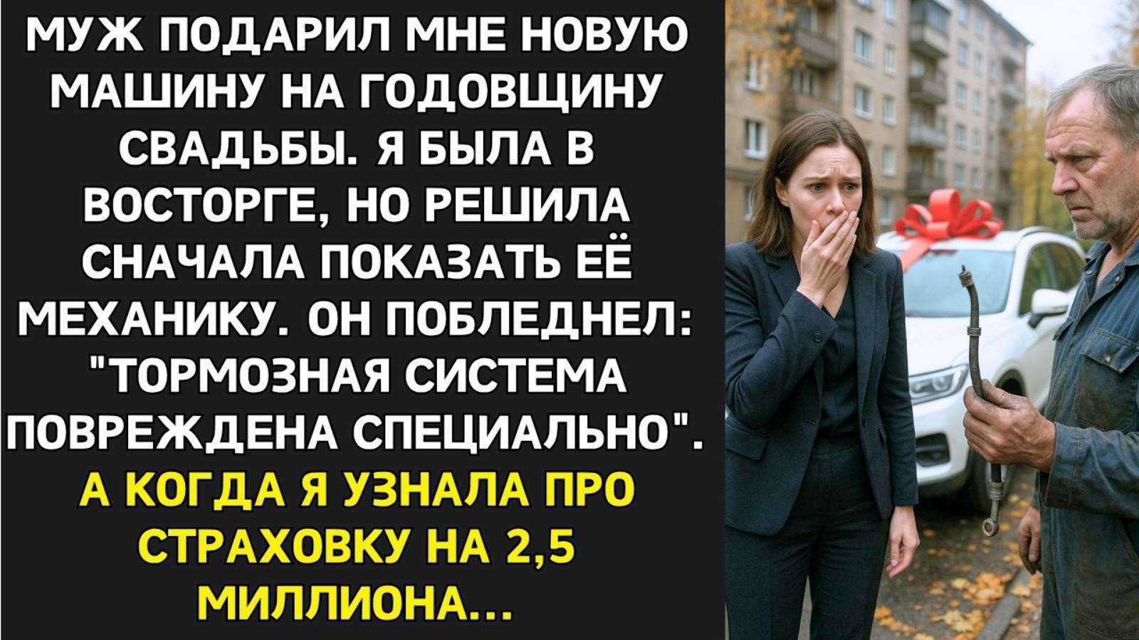 Истории из жизни. Муж подарил мне новую машину Аудио рассказы, Жизненные истории слушать
