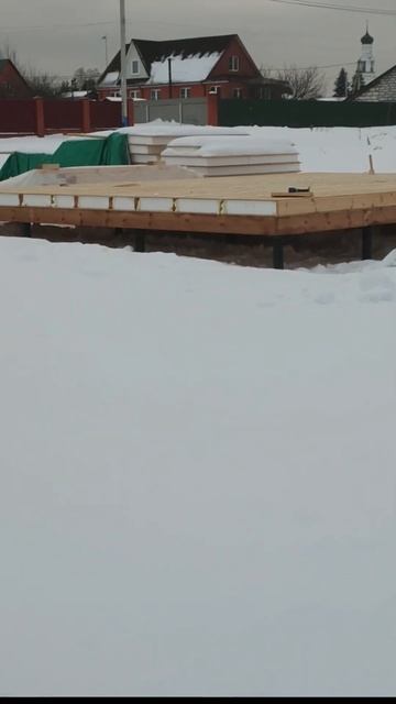 Сколько пены ушло на цокольное перекрытие из СИП. стро смотреть онлайн