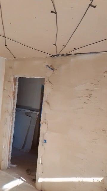 Штукатурка глиняных стен гипсовой штукатуркой. #youtuber # смотреть онлайн