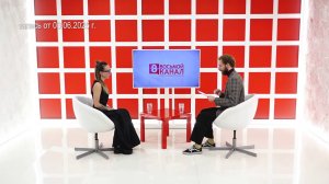 Интервью на «8 канале». Артур Лукава, Лидия Цирулькевич.